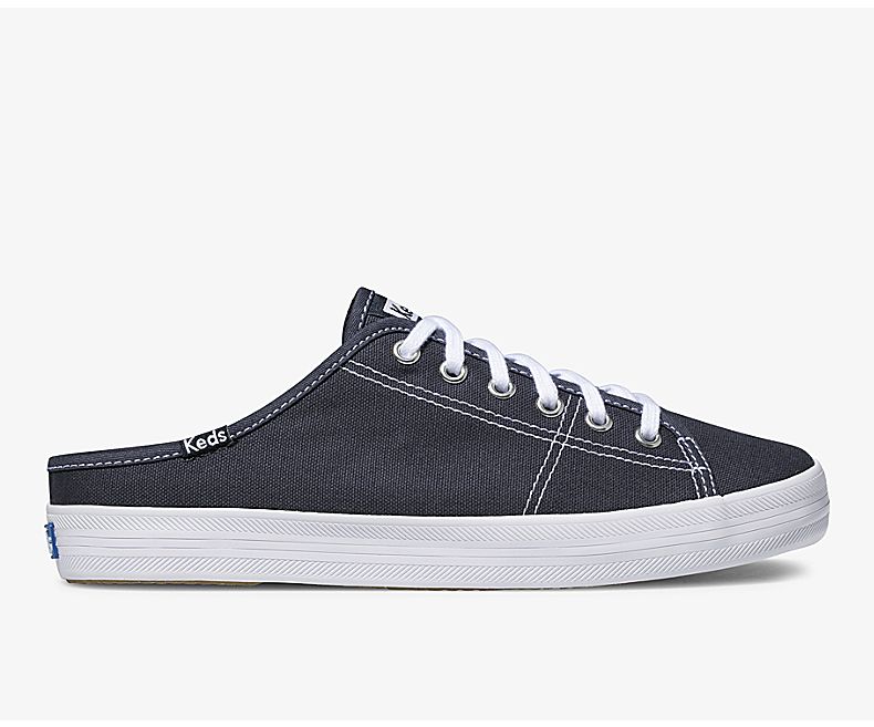 Keds Women's Kickstart Mule Core Canvas Navy Slip On Shoes - FU2617985